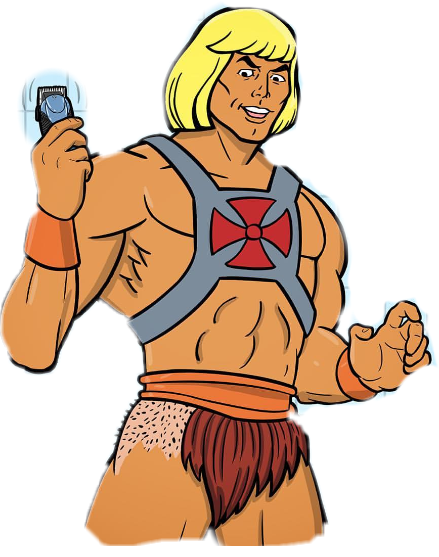 Heman Sticker Clipart (868x1102), Png Download