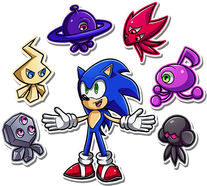 Sonic Lost World - Sonic Lost World Wisps Names Clipart (683x614), Png Download