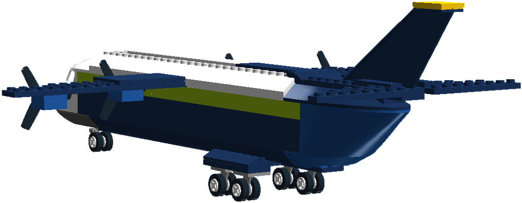 Fat Albert Plane - Airliner Clipart (1600x830), Png Download