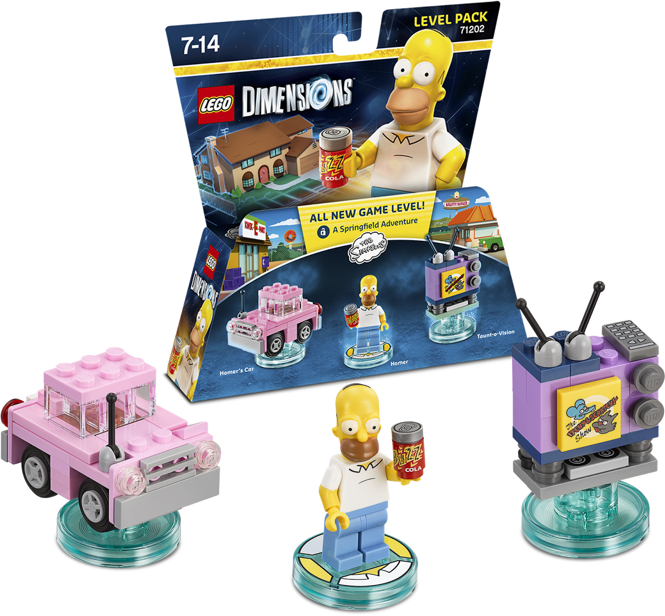 Follow Lego Dimensions At - Simpsons Lego Dimensions Clipart (1600x1600), Png Download