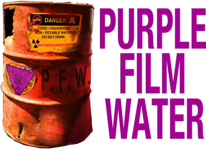 Purple Film Water - Graphic Design Clipart (674x490), Png Download