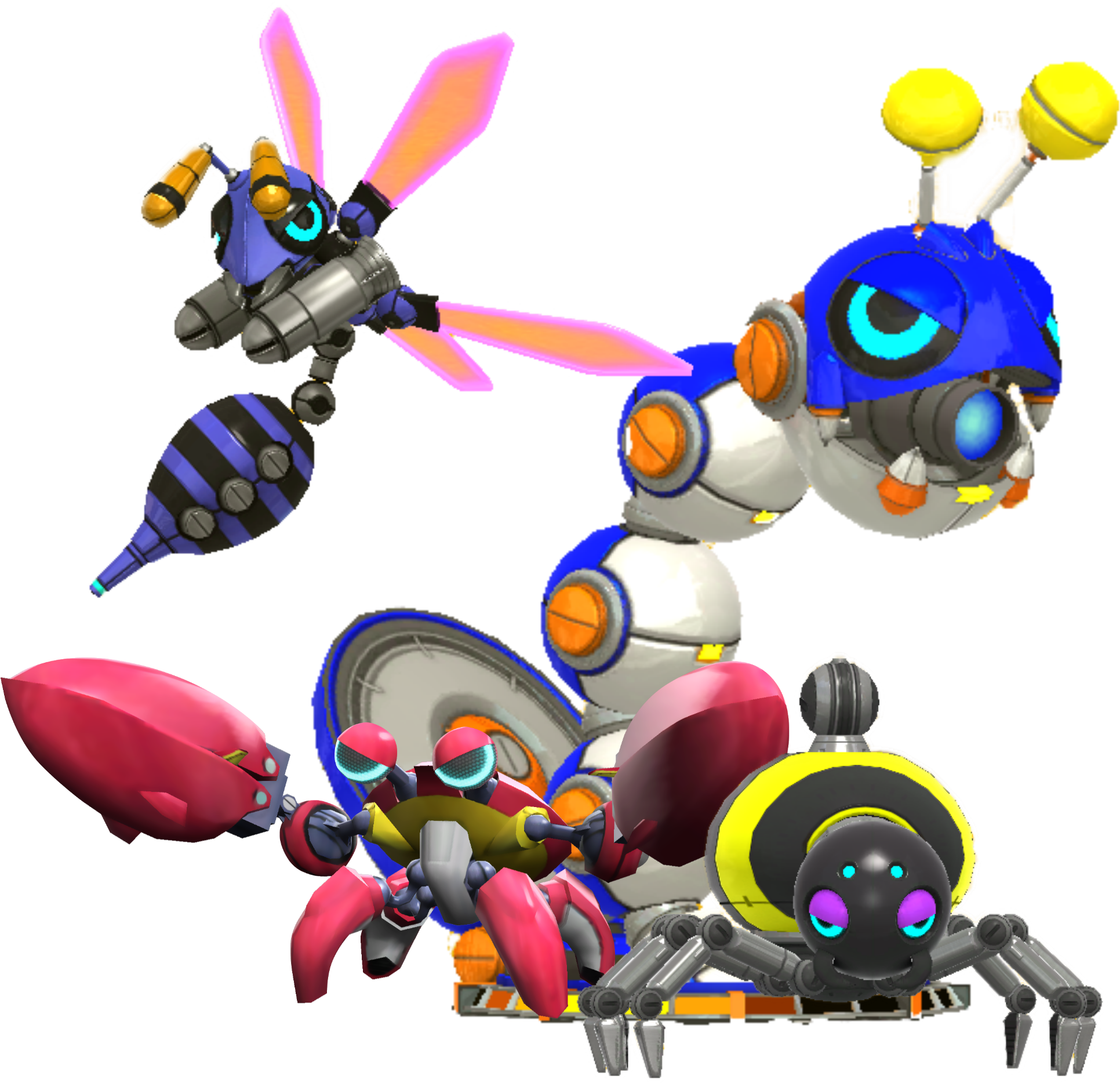 Sonic Generations Robots Clipart (2000x2000), Png Download