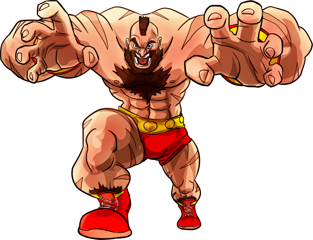 Street Fighter Zangief - Street Fighter Zangief Png Clipart (1071x822), Png Download