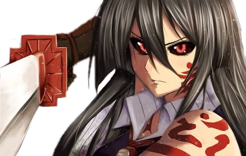 #akame #akamegakill #murasame #animegirl - Akame Ga Kill Clipart (480x305), Png Download
