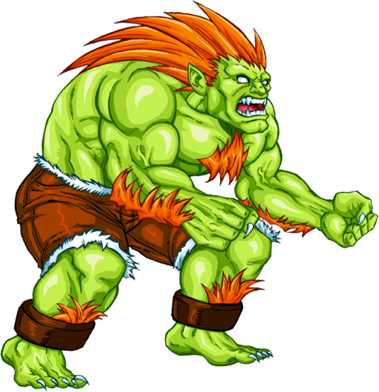 Blanka Street Fighter Clipart (750x777), Png Download