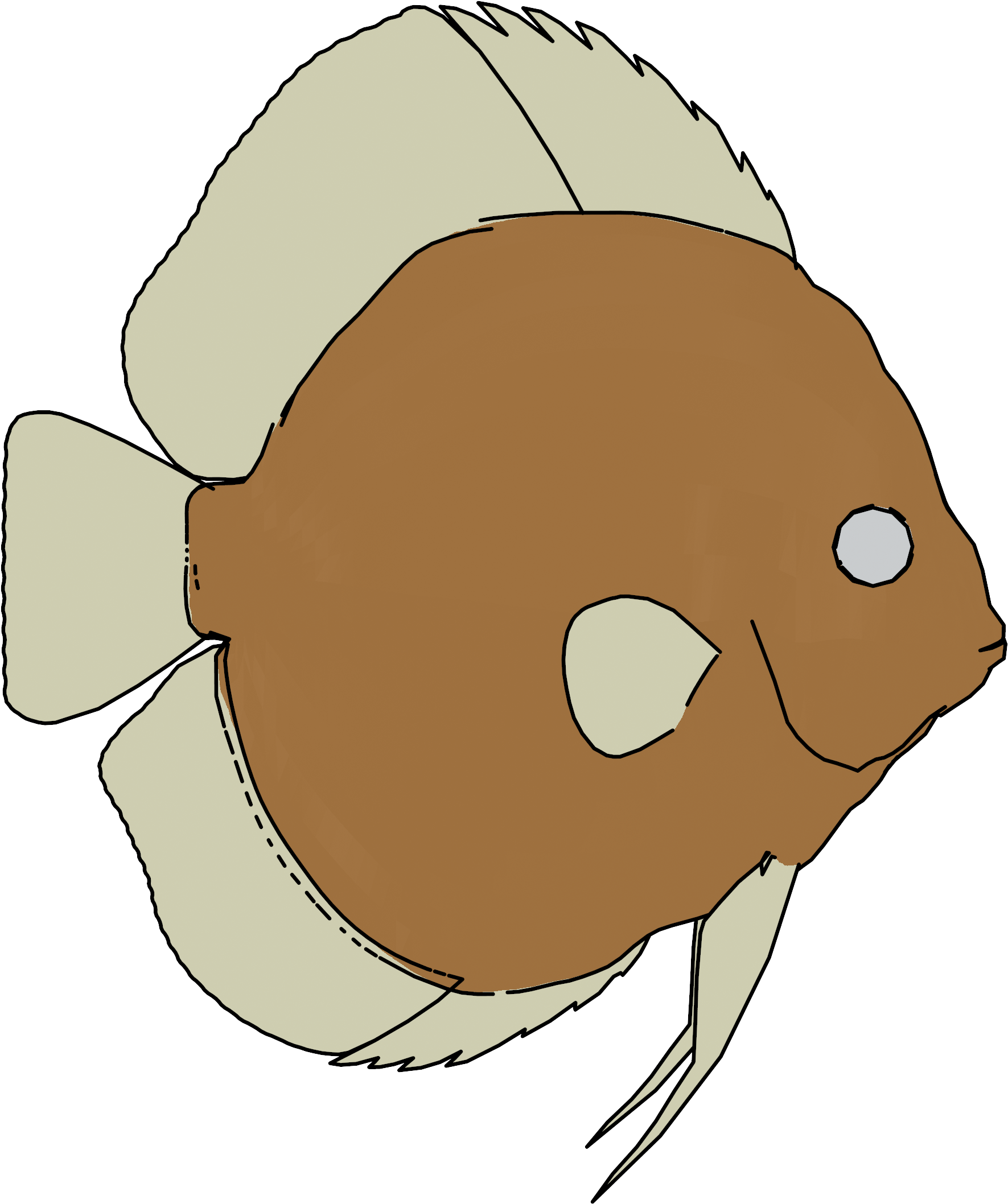 Fish Png Clipart - Cartoon Transparent Png (3000x2250), Png Download