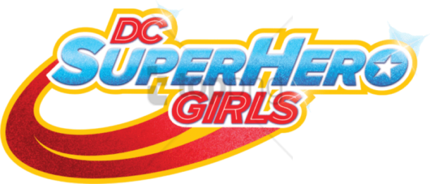 Dc Super Hero Girls Logo Png Image With Transparent - Lego Dc Super Hero Girls Logo Clipart (850x365), Png Download