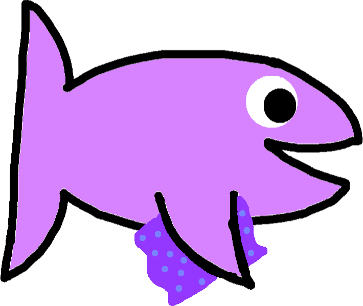 New Fish - Drawing - Drawing Clipart (710x598), Png Download