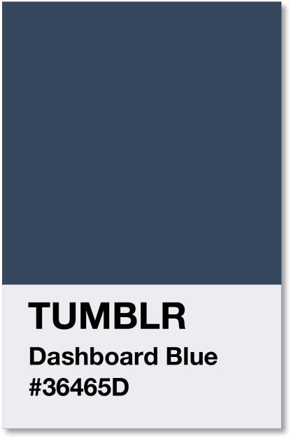 Unwrapping Tumblr Hex Color Codes Of The Tumblr Dashboard - Color Hex Clipart (500x696), Png Download