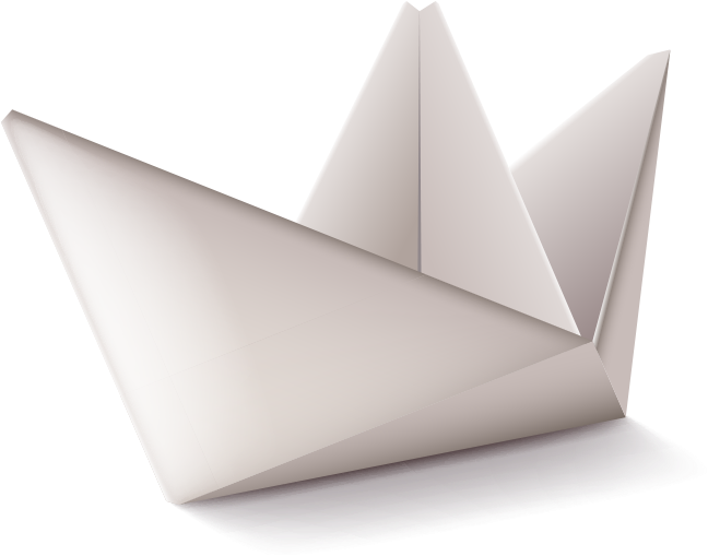 Leader Vector Origami Boat - Construction Paper Clipart (1600x1600), Png Download