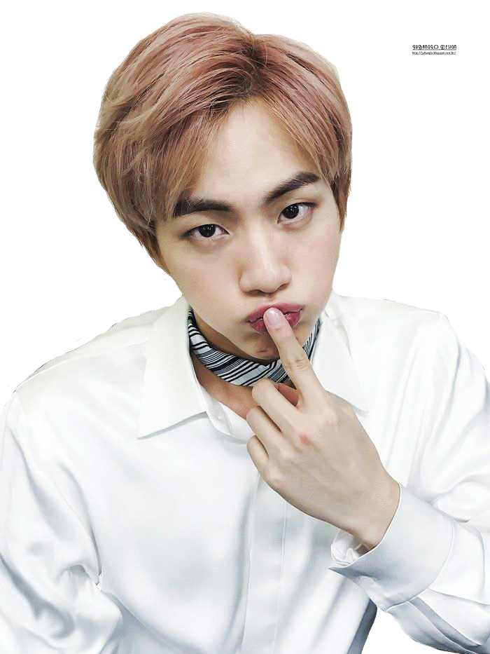 Kim Seokjin Png - Jin Bts Eyebrows Clipart (700x933), Png Download