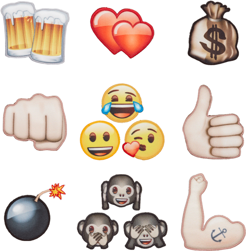 Emoji 2 In 1 Article Clipart (954x954), Png Download