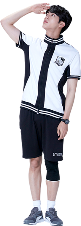 Smart X Bts - Bts Jin Smart Uniform Clipart (384x840), Png Download