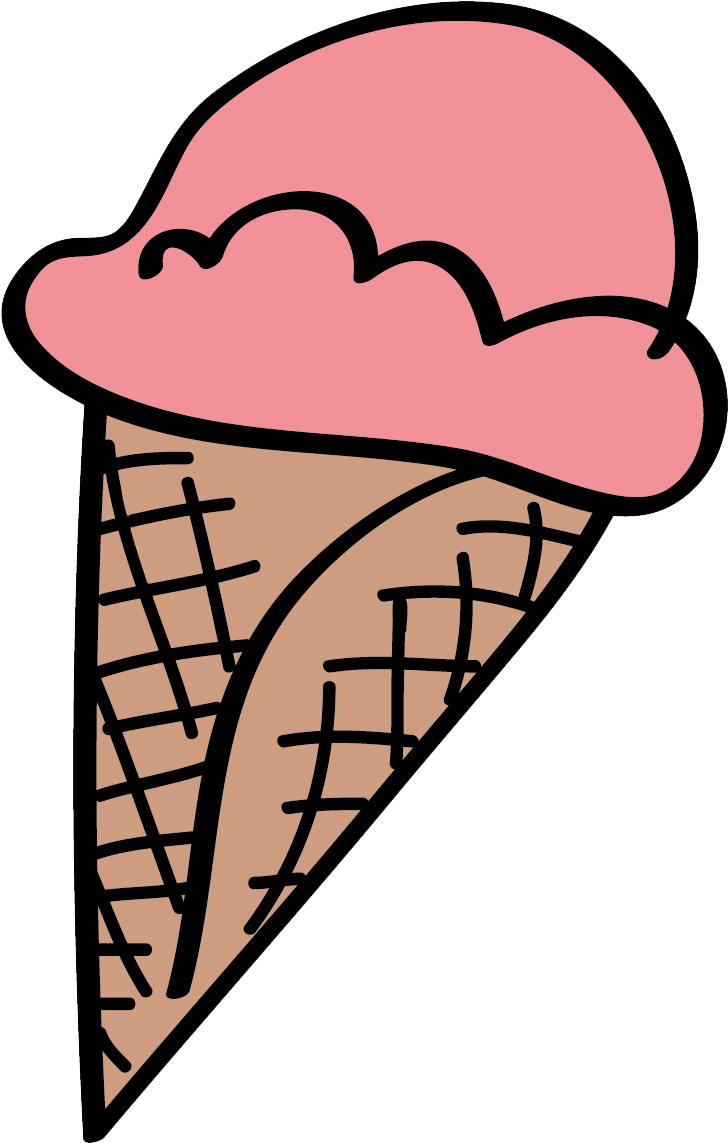 Ice Cream Cone - Ice Cream Clipart Art - Png Download (1200x1200), Png Download