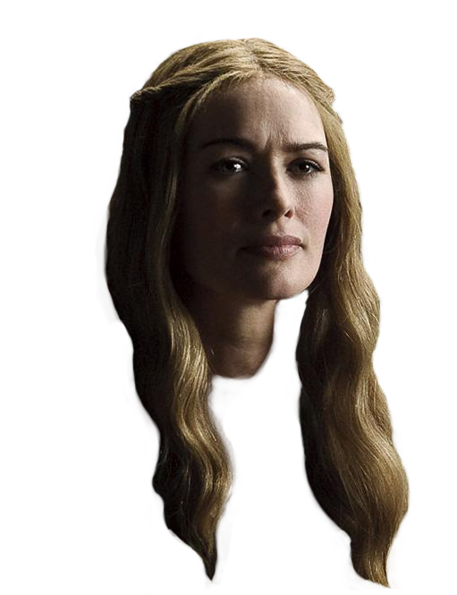 Cersei Hair Cersei Lannister, Daenerys Targaryen, Game - Cersei Lannister Face Png Clipart (511x665), Png Download