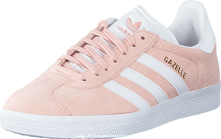 Adidas Originals Women Gazelle Vapour Pink F16/white/gold - Adidas Skor Gazelle Pink Clipart (705x443), Png Download
