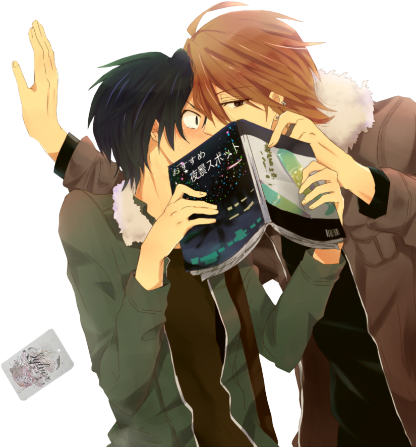 Render Manga Yaoi Clipart (876x912), Png Download