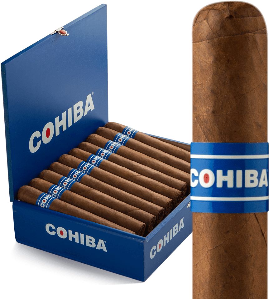 Cohiba Blue Cohiba Cigars, Cuban Cigars, Churchill, - Ammunition Clipart (1000x1000), Png Download