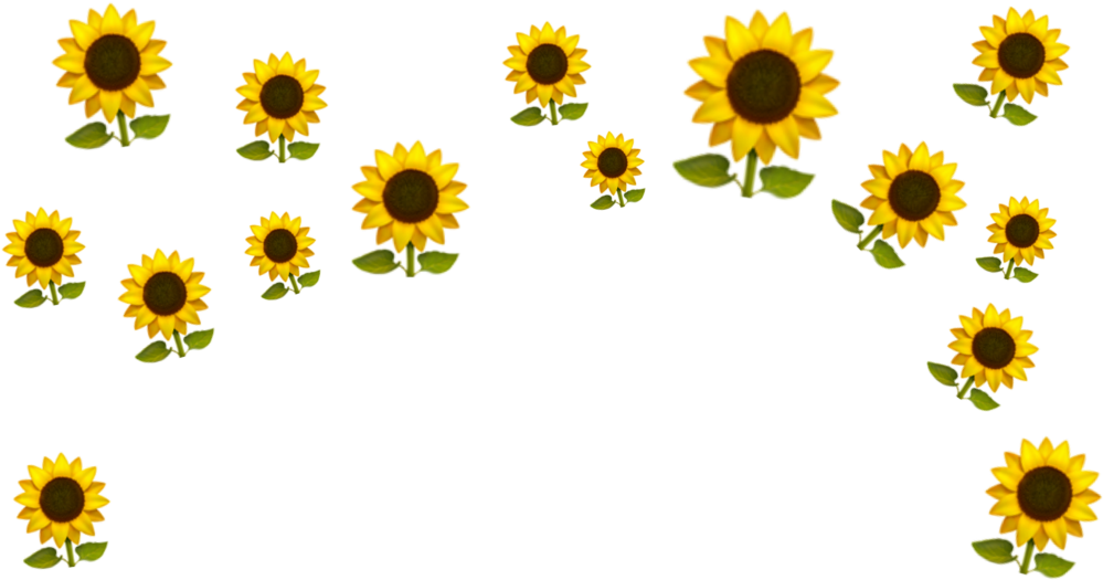 Sunflower Crown Png Emoji Clipart (1024x1024), Png Download