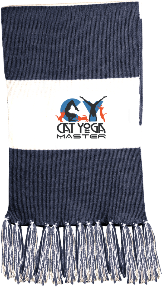 Cat Yoga Master - Scarf Clipart (1155x1155), Png Download