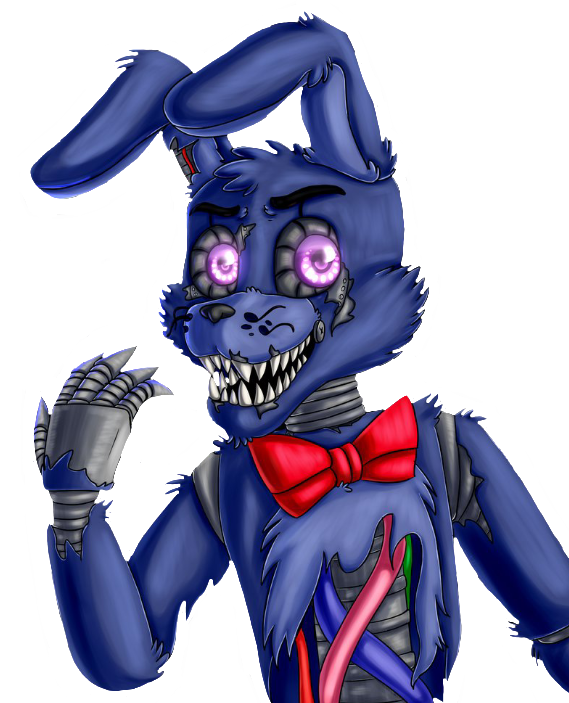 #nightmare #bonnie #fnaf4 - Five Nights At Freddy's 4 Clipart (569x703), Png Download