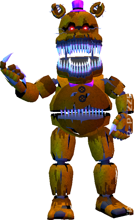 Nightmare Fredbear - “ - Illustration Clipart (448x731), Png Download