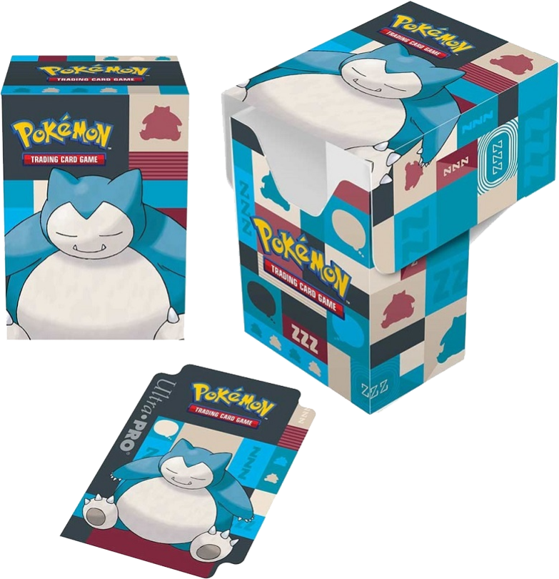 Ultra Pro Pokemon Deck Box-snorlax - Ultra Pro Deck Box Snorlax Clipart (783x810), Png Download