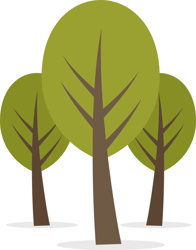 Track - Tree Clipart (642x818), Png Download