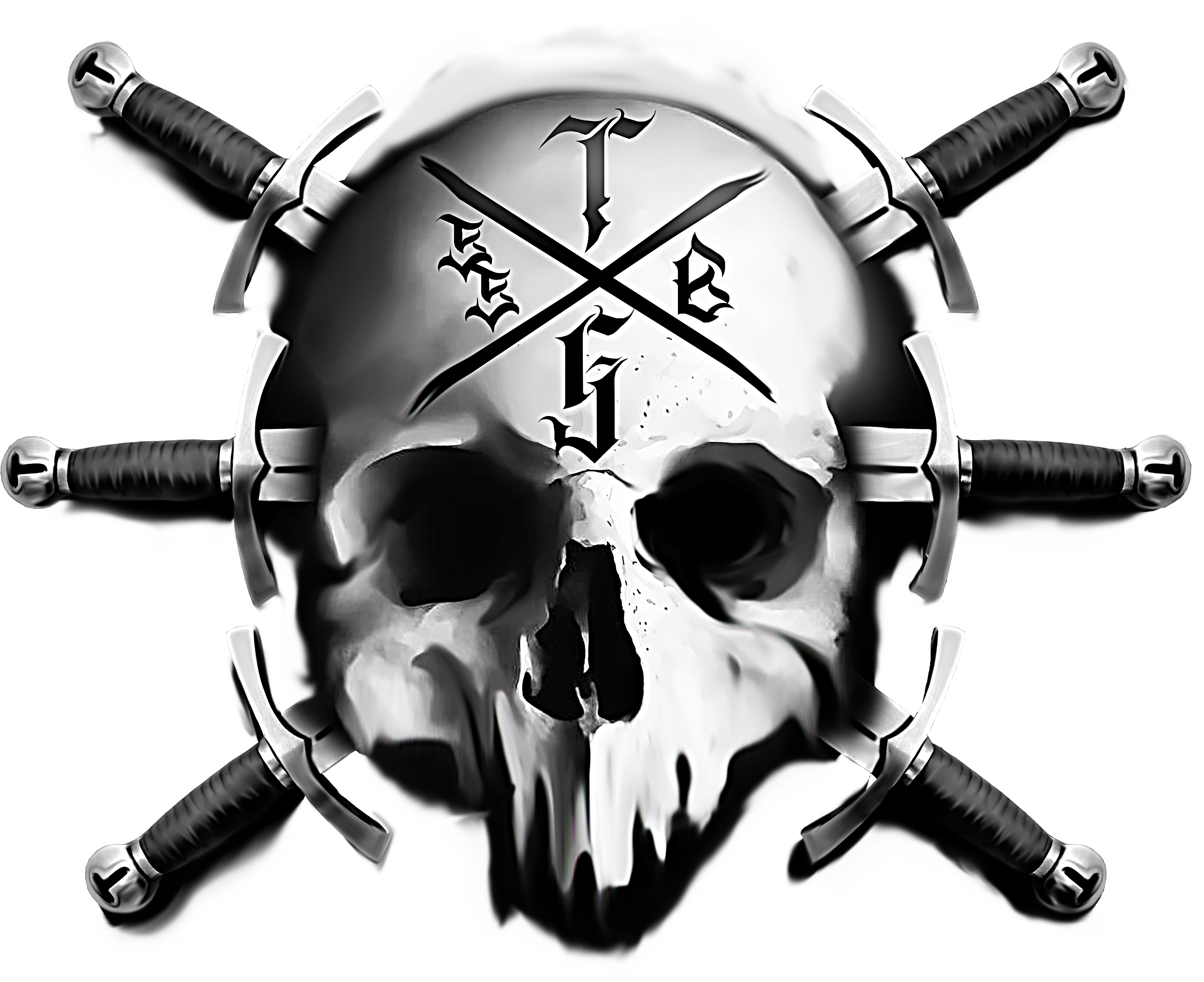 Terror Multi Gaming Community - Monochrome Clipart (3300x3300), Png Download