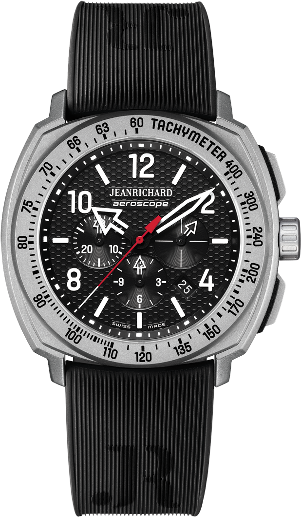 Jeanrichard Aquascope Black Dial , Png Download - Jeanrichard Aquascope Black Dial Clipart (618x1061), Png Download