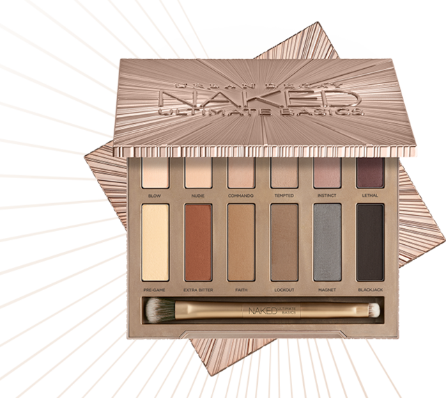 Naked Ultimate Basics Eyeshadow Palette - Naked Ultimate Basics Vs Clipart (640x572), Png Download
