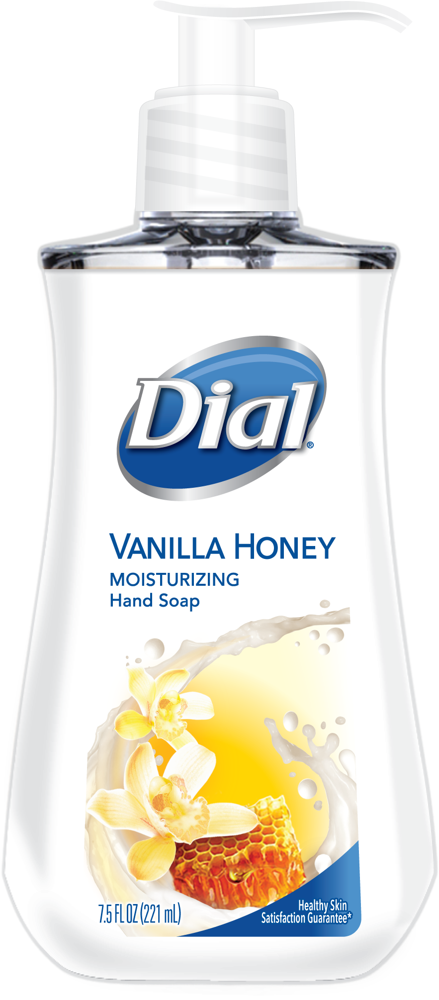 Soap Transparent Dial - Dial Vanilla Honey Hand Soap 7.5 Oz Clipart (950x2044), Png Download