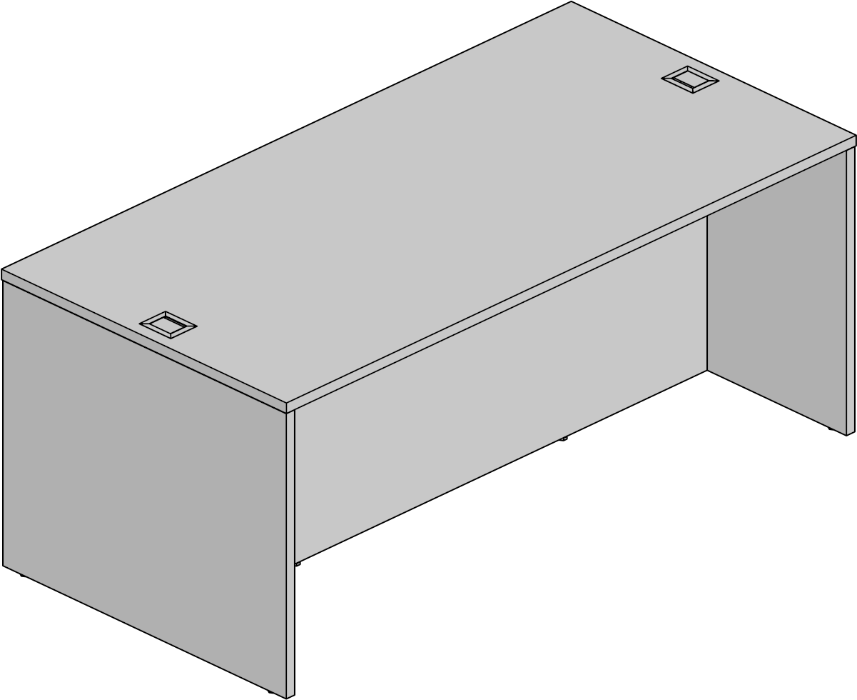 Campfire - Big Table,96x48x40,laminate - Coffee Table Clipart (1200x1200), Png Download