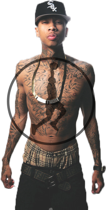 The - Tyga Png Transparent Clipart (500x698), Png Download