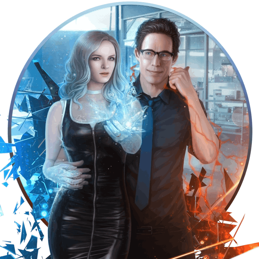 7 Harrison Wells/killer Frost - Harrison Wells Fan Art Clipart (894x894), Png Download