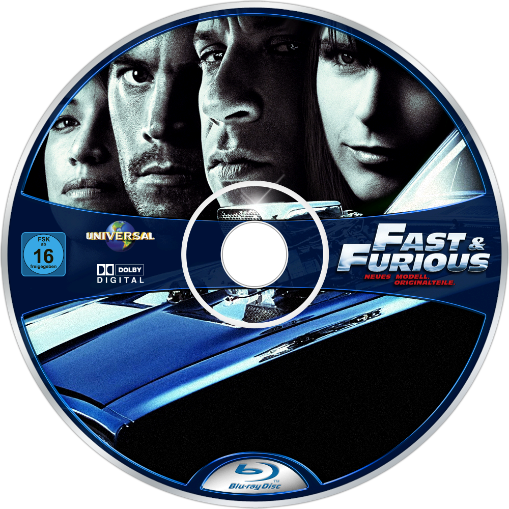 Explore More Images In The Movie Category - Fast & Furious 4 Blu Ray Clipart (1000x1000), Png Download