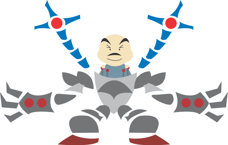 Free Vector Man In Robot - Araña Robot En Png Clipart (800x511), Png Download