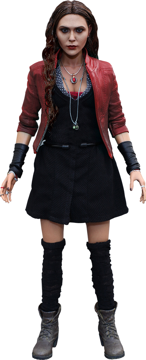 Scarlet Witch - Scarlet Witch Whole Body Clipart (480x1178), Png Download