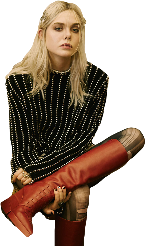 Elle Fanning Png Clipart (789x1013), Png Download