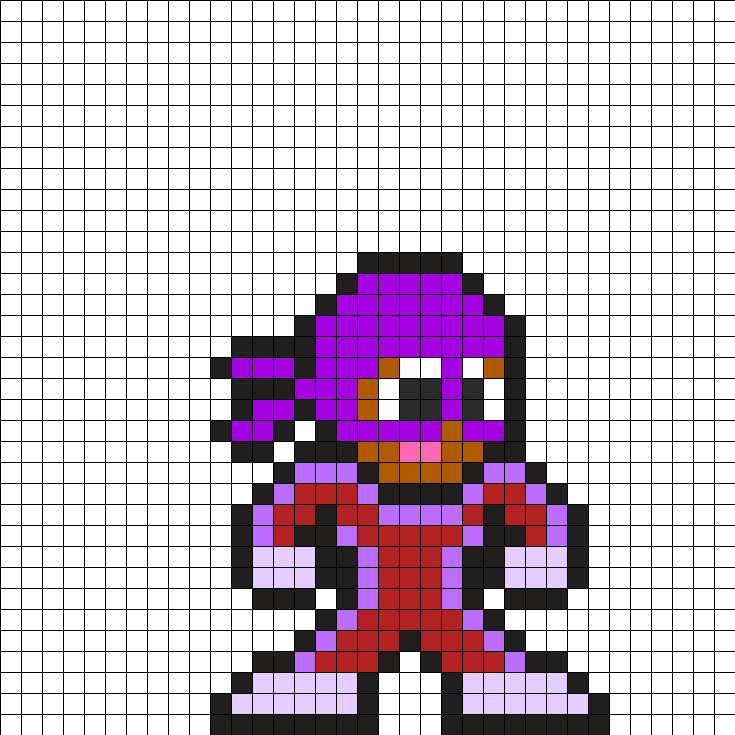 Dc Comics Static Shock She-bang Perler Bead Pattern - Pixel Art Minecraft Horror Clipart (735x735), Png Download