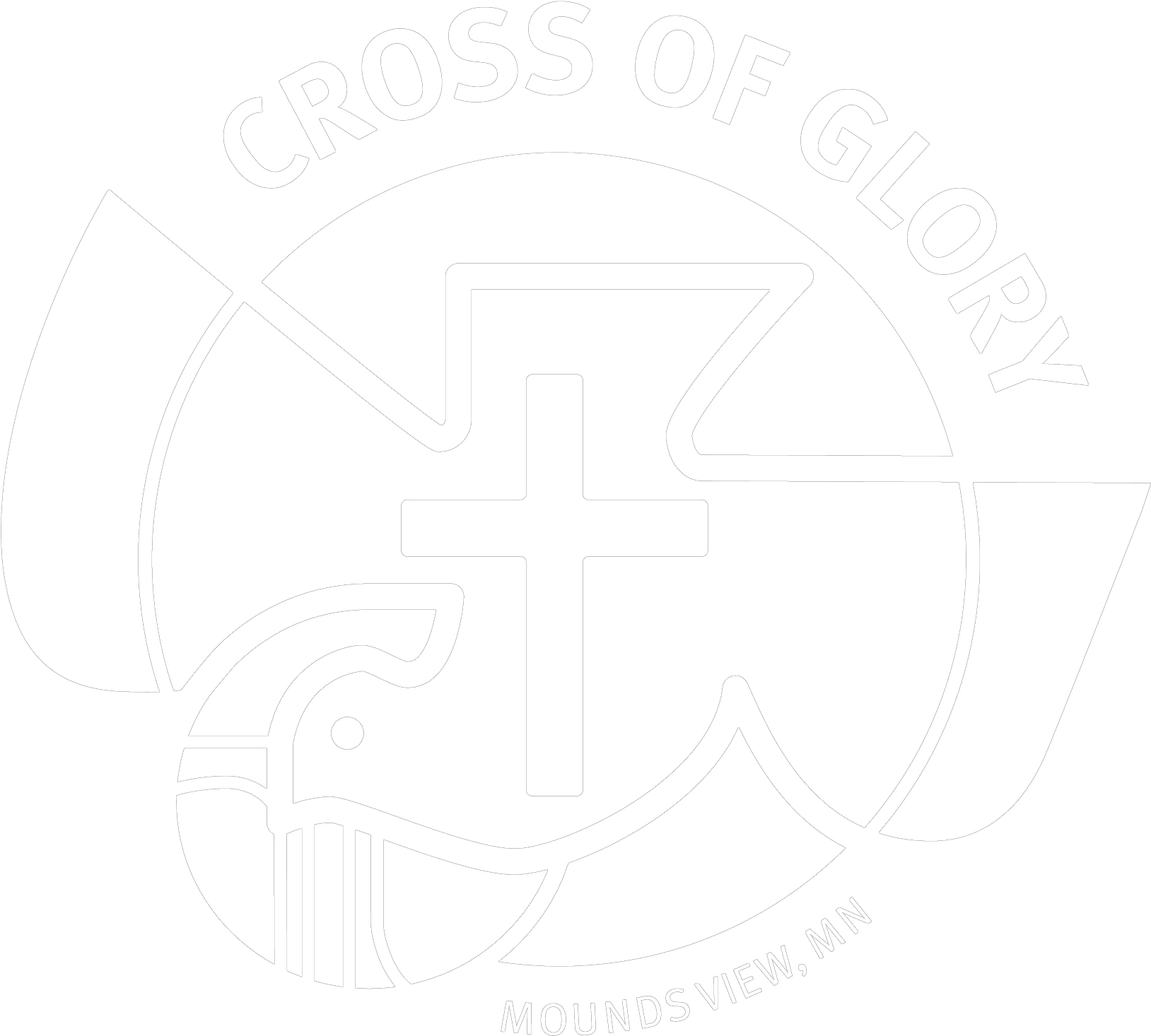 Cross Of Glory Lutheran Church Clipart (1701x1526), Png Download