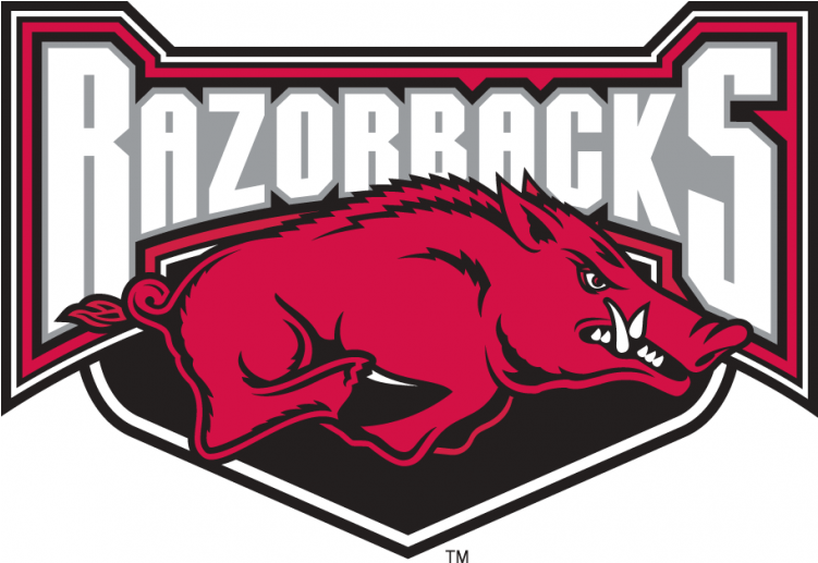 Arkansas Razorbacks Iron On Stickers And Peel-off Decals - University Of Arkansas Razorbacks Clipart (750x930), Png Download