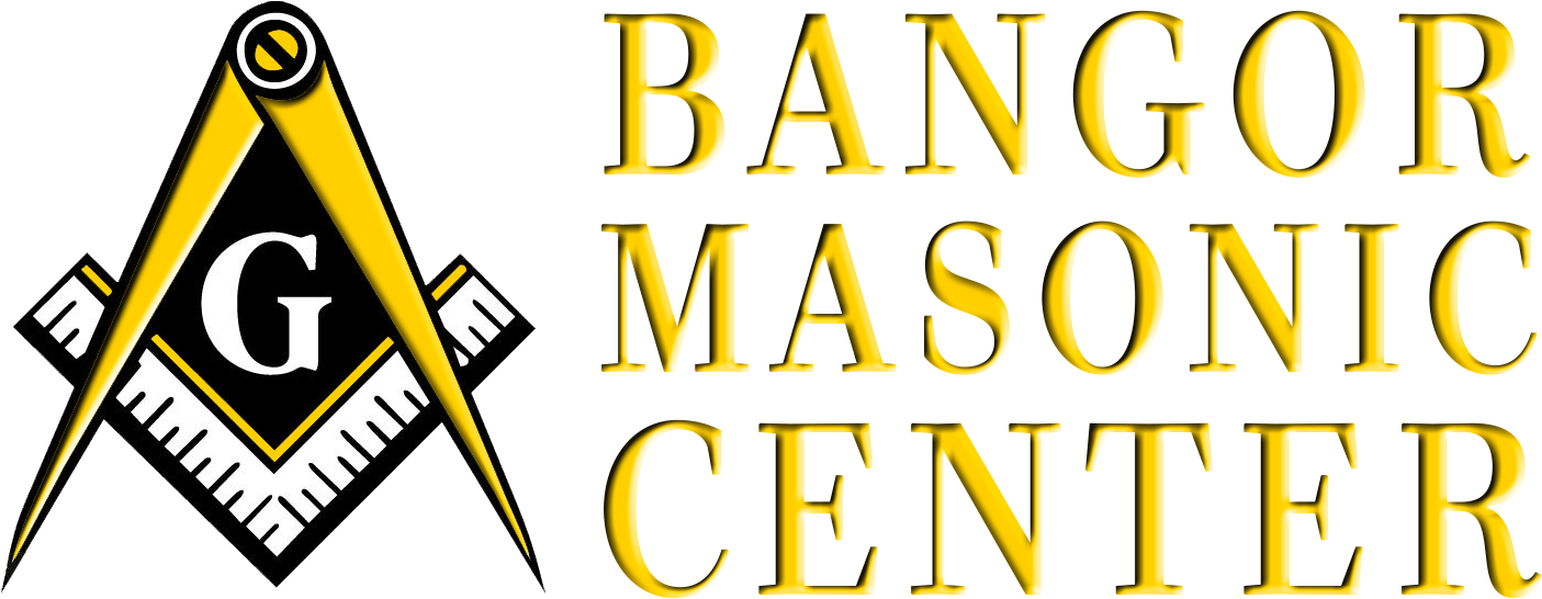 Bangor Masonic Center - Sign Clipart (1486x618), Png Download
