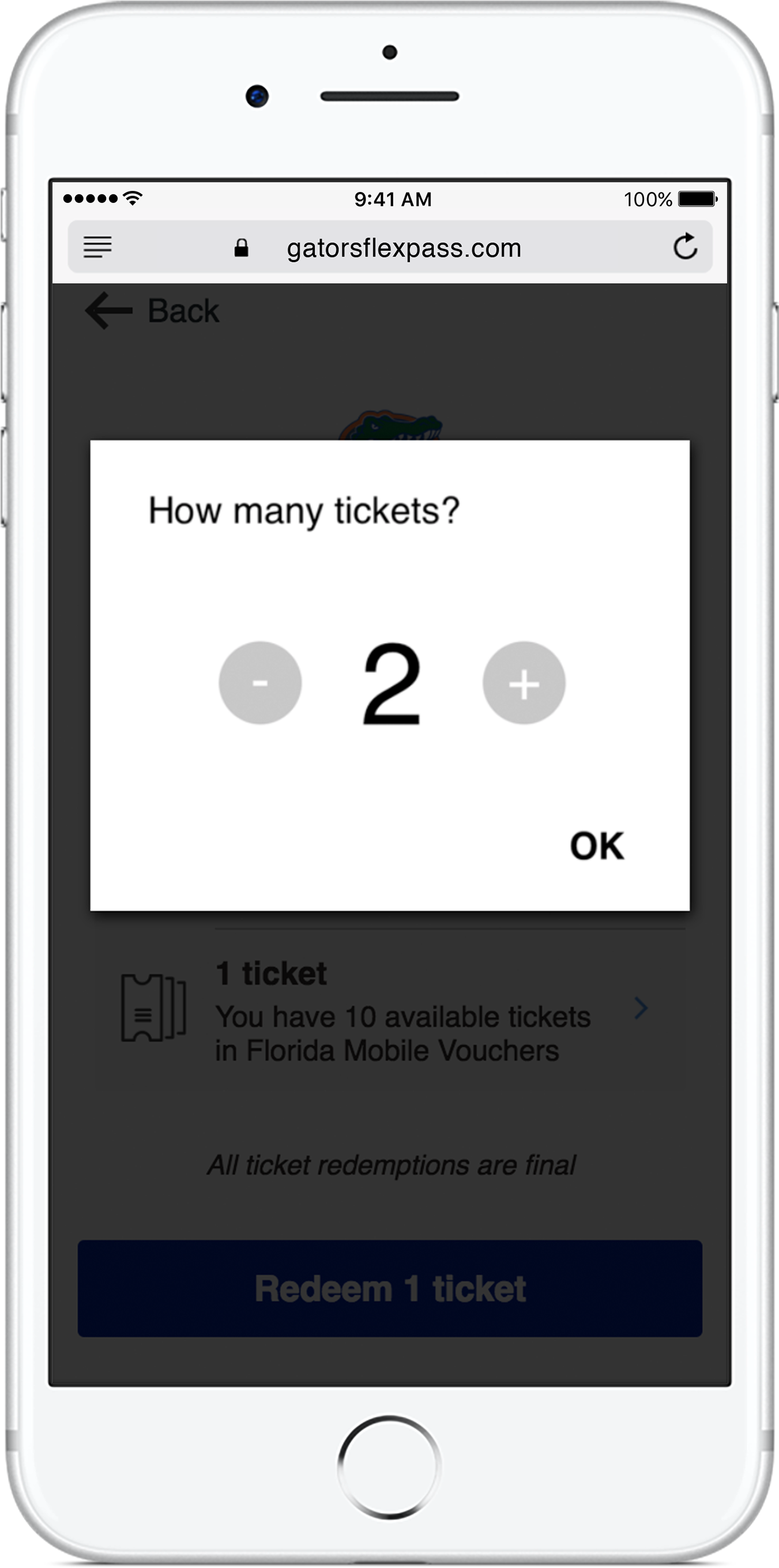 Adjust The Amount Of Tickets You Want To Redeem Using - Mobile Phone Clipart (1622x2844), Png Download
