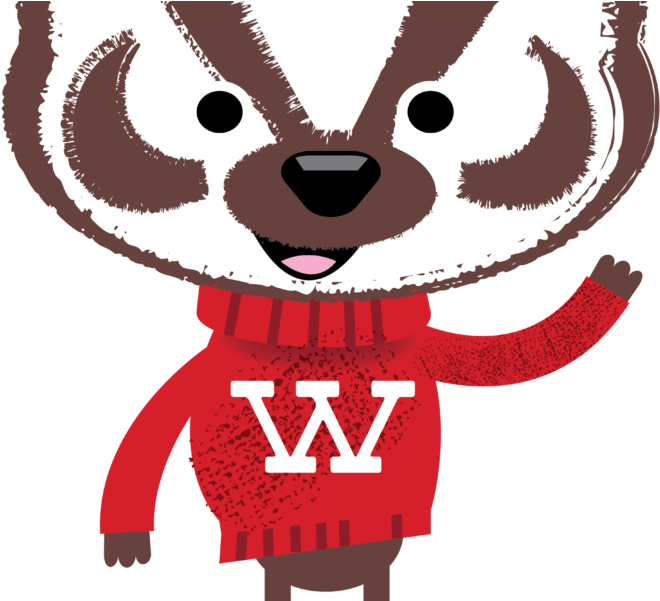 Wisconsin Promises - Bucky Badger Uw Madison Clipart (900x600), Png Download