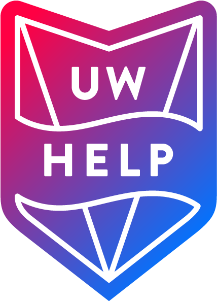 Jpg Png Svg - Uw Help Logo Clipart (612x612), Png Download