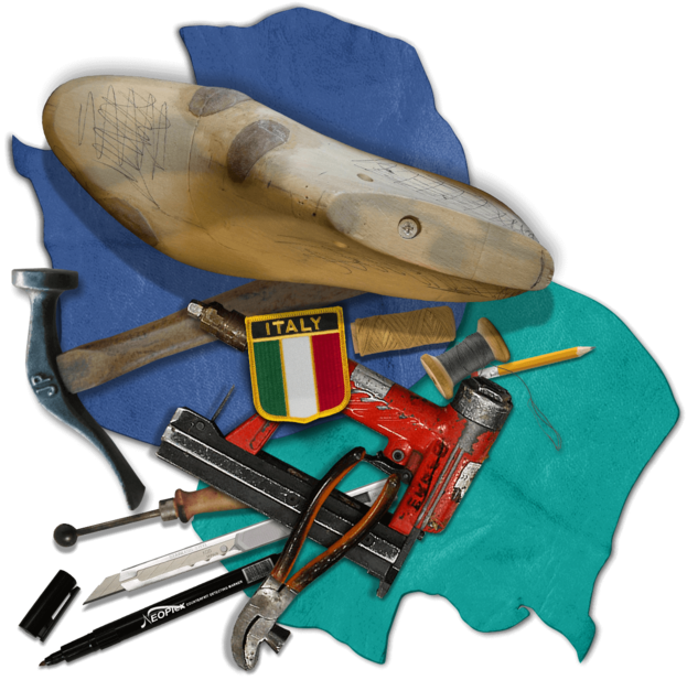 All Custom Shoes Are Handmade By Master Italian Craftsman - Metalworking Hand Tool Clipart (623x617), Png Download