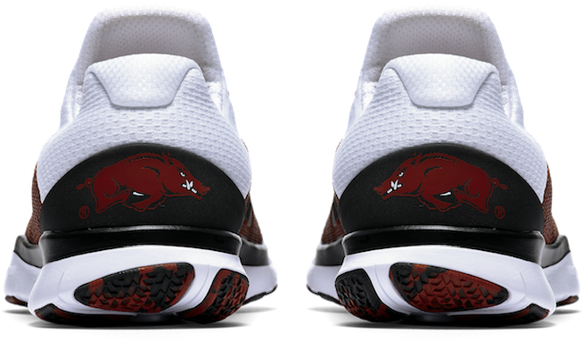 Click Here To Buy The Arkansas 'week Zero' Nike Free - Nike Arkansas Razorbacks Free Trainers Clipart (950x468), Png Download