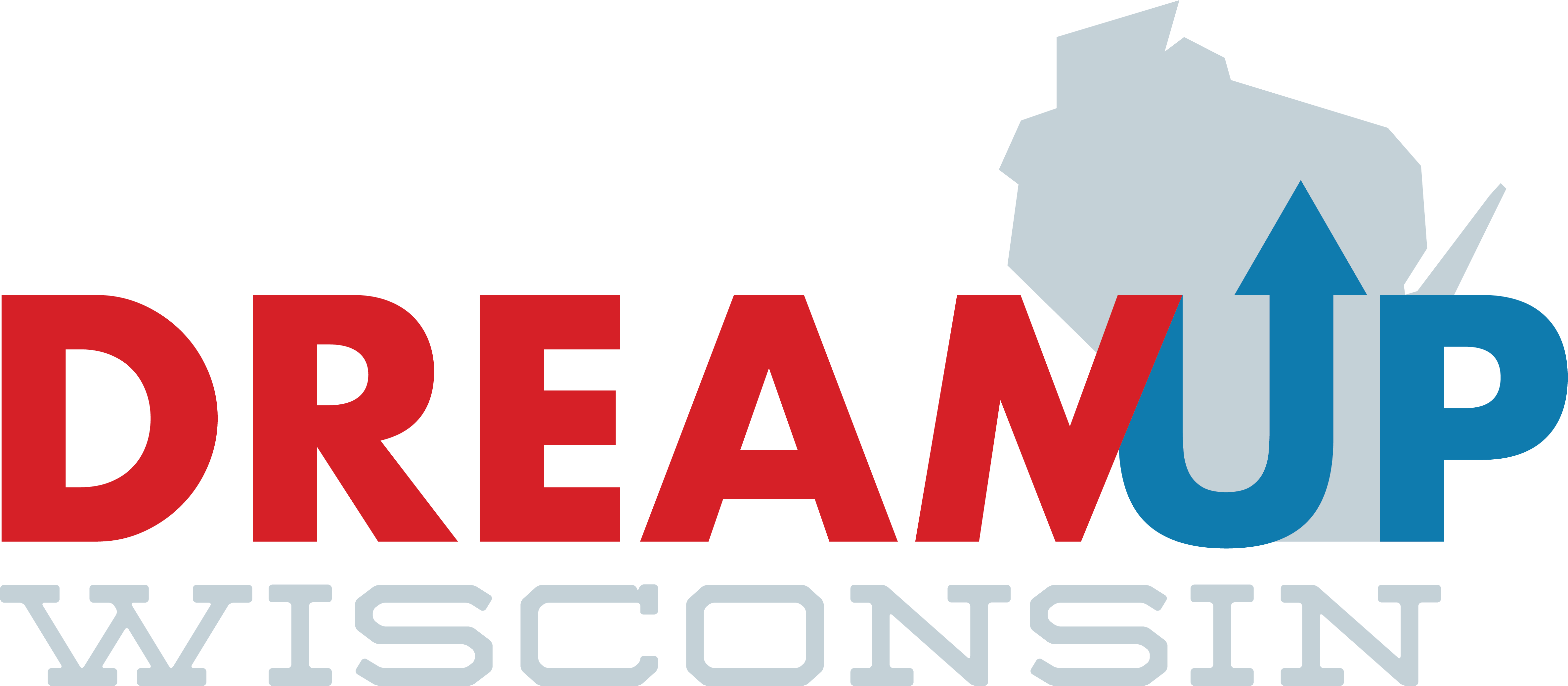 Dreamup Wisconsin Logo - American Dream Clipart (4740x2073), Png Download