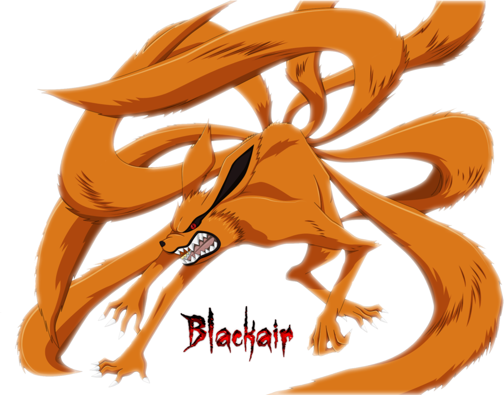 Kyuubi Kurama , Png Download - Kurama 9 Tailed Beast Clipart (981x769), Png Download